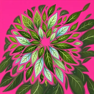 leaf burst