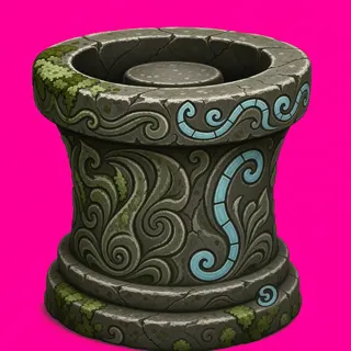 weathered relic pedestal