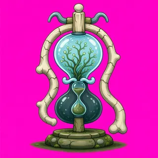 hourglass, rare accent design