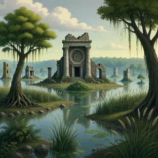 ancient landmark at daylight