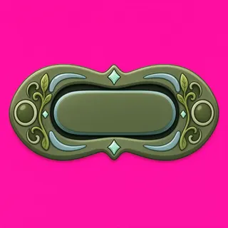 empty status bar frame, pressed state