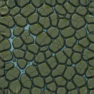damp flat paving