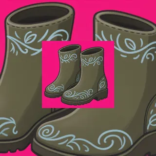boots, plain design