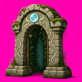 weathered archway