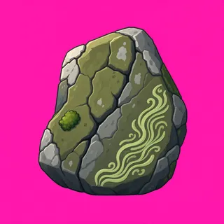 damaged small rock