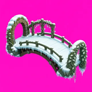 frosted small bridge