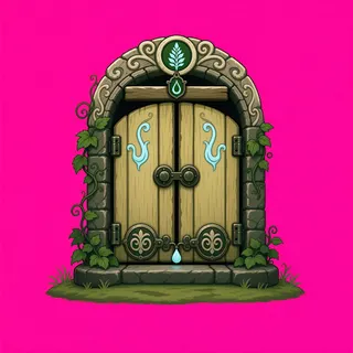 door, ornate design