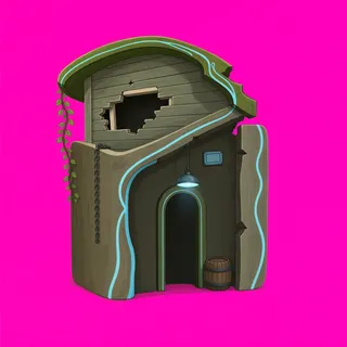 damaged small dwelling