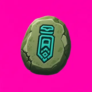 damaged small rock
