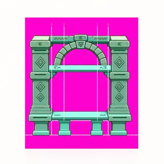 support arch, intact
