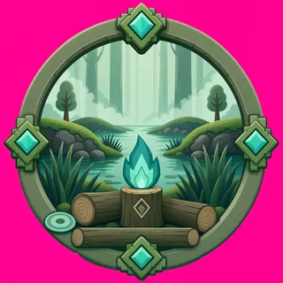campfire, rare accent design