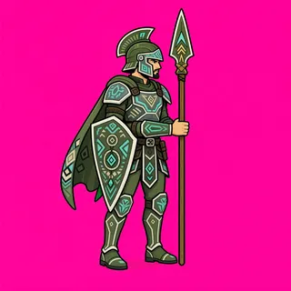 original adult guard, facing west