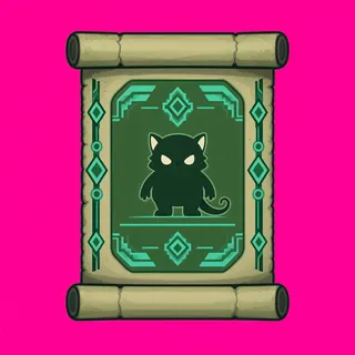 quest scroll, rare accent design