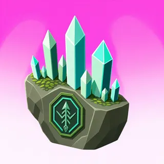 clean crystal cluster