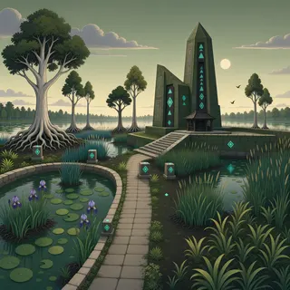 resource clearing at dusk
