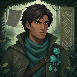 original adult explorer, determined expression