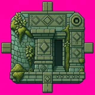 cliff corner, overgrown
