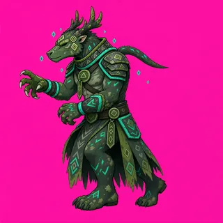 original adult beast enemy, facing west