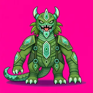 original adult beast enemy, facing south