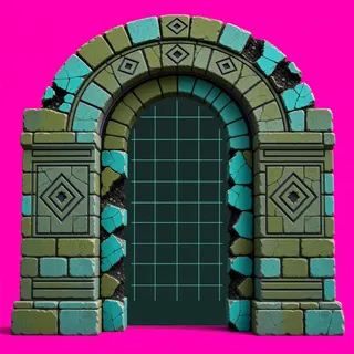 support arch, damaged