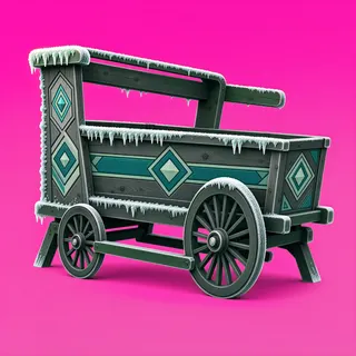 frosted abandoned cart