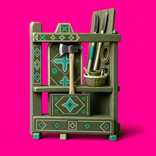 clean tool rack