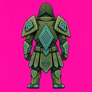 original adult armored enemy, facing north
