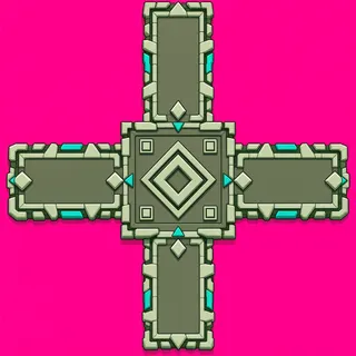 wall cross junction, intact