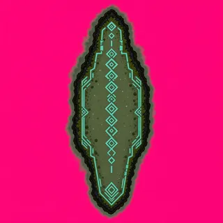 scorch mark, elongated arrangement