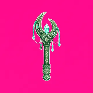 staff, ornate design