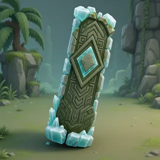 frosted broken pillar