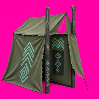 damaged tent