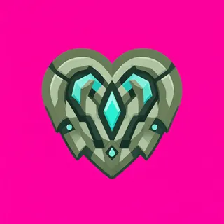 heart, ornate design