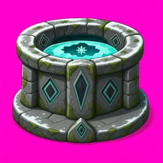 frosted well