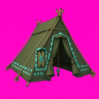 weathered tent