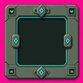 empty minimap frame, pressed state