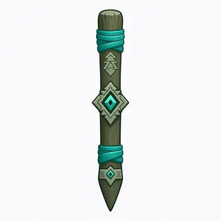 staff, plain design