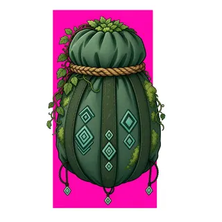 overgrown supply sack