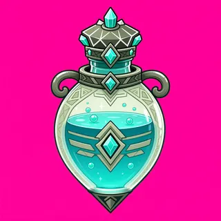 healing potion, ornate design