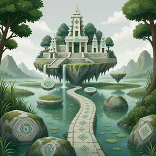 distant stronghold at daylight
