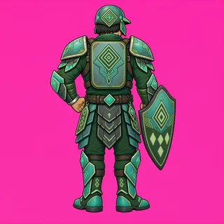 original adult guard, facing north