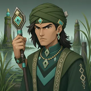 original adult guide, determined expression