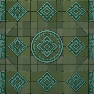clean dusty tiled floor
