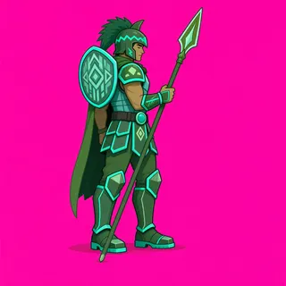 original adult guard, facing east