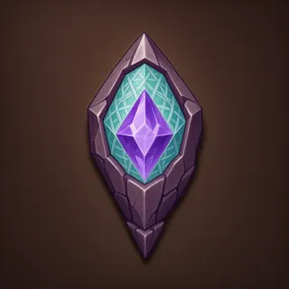 energy crystal, plain design
