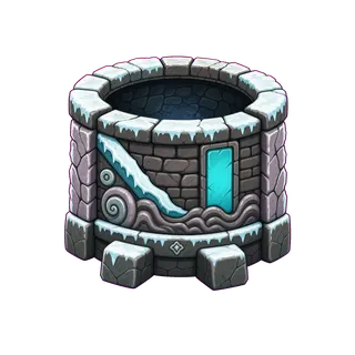 frosted well