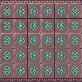 clean dusty tiled floor