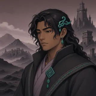 original adult scholar, calm expression