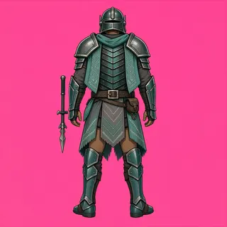 original adult guard, facing north