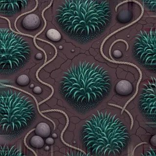 overgrown bank sediment